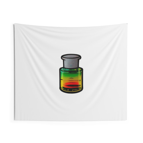 Educational Chemistry Vial Tapestry