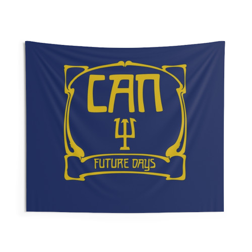 Krautrock Band Can Future Days Logo Tapestry