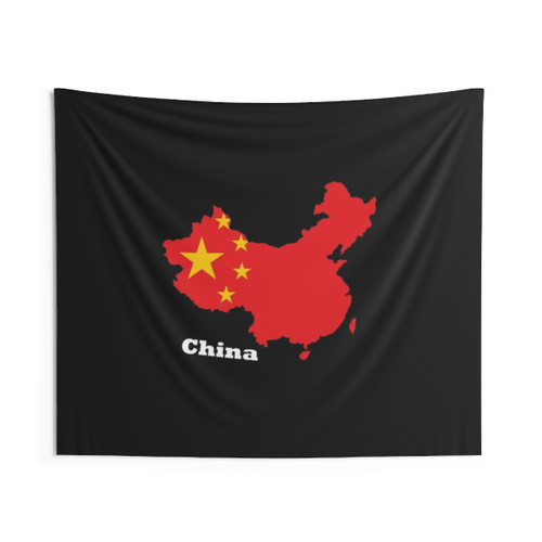 Educational World Map Tapestry with Country Flags