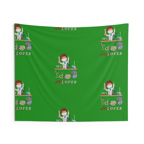 Educational Science Lover Tapestry with Nature and Animal Designs