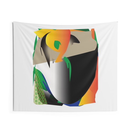 Cubist Tapestry Wall Art - Educational Artwork