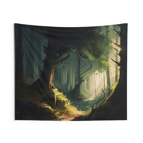 Enchanted Forest Tapestry Wall Hanging