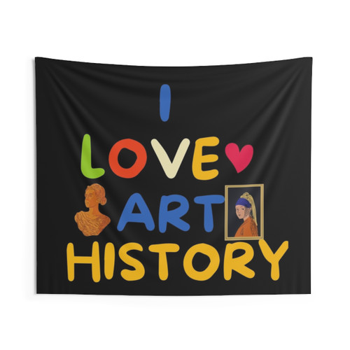 I Love Art History Educational Tapestry