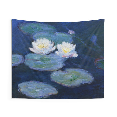 Monet Water Lilies Impressionist Tapestry Wall Hanging