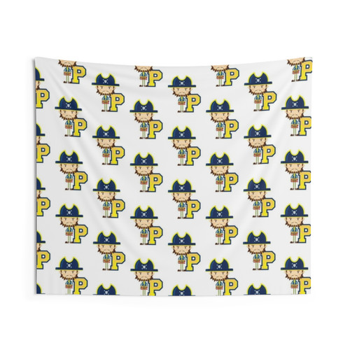 Educational Pirate Skull Tapestry for Kids