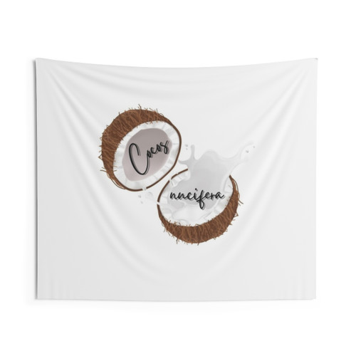 Educational Tapestry Featuring Cocos Nucifera Design