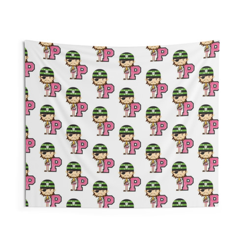 Educational Pirate Illustration Tapestry