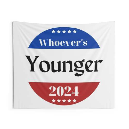 Funny College Dorm Tapestry - No More Old Guys!