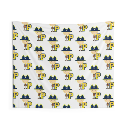 Educational Pirate Illustration Tapestry