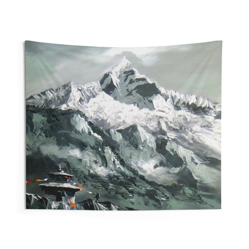 Panoramic Mountain Everest Tapestry