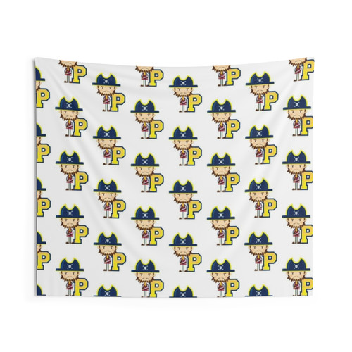 Educational Pirate Illustration Tapestry