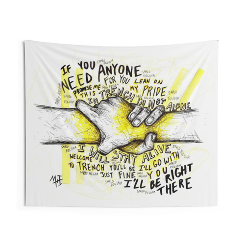 Words of Hope Tapestry for Mental Health