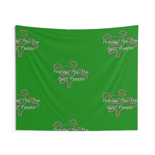 Educational wildlife tapestry featuring animals