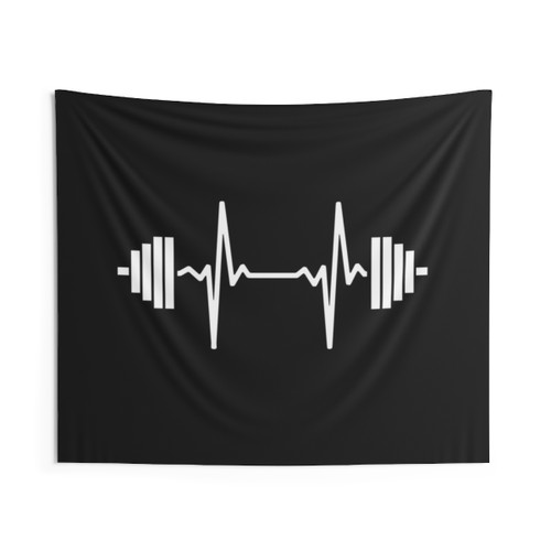 Fitness Lifestyle Tapestry for Home Gym Decor