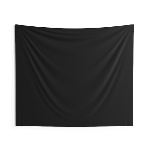 Solid Black Duvet Cover Tapestry