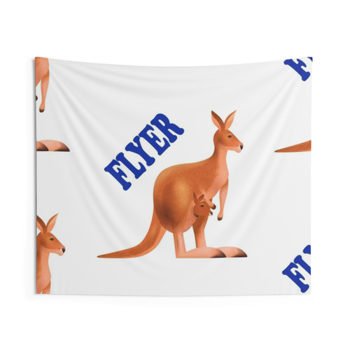 Aussie Kangaroo Flyer Tapestry