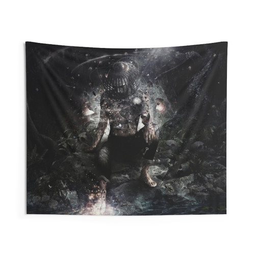 Surreal Finding Pieces In Shadows Tapestry