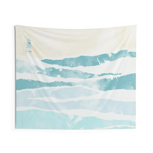 Sea Waves Nature Tapestry