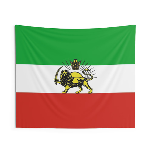 Pahlavi Dynasty Iranian Flag Tapestry