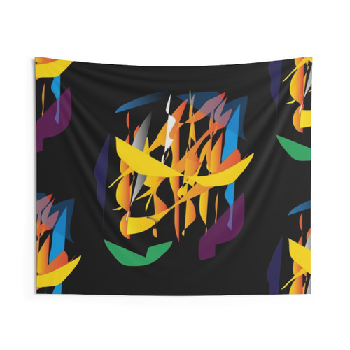 Educational Cubism Smoke the Weed Everyday Tapestry