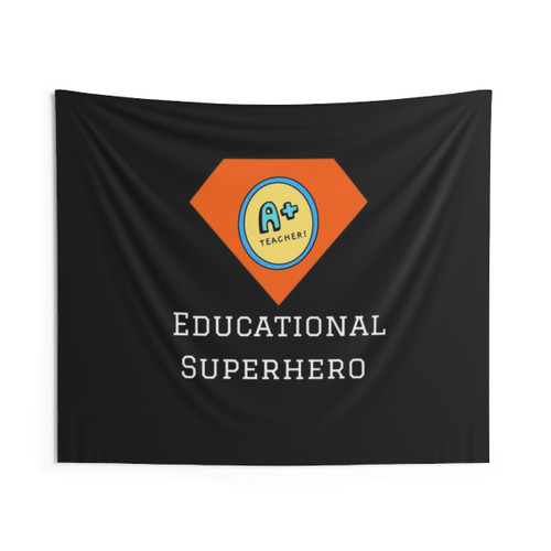 Educational Superhero Tapestry for Classrooms and Colleges