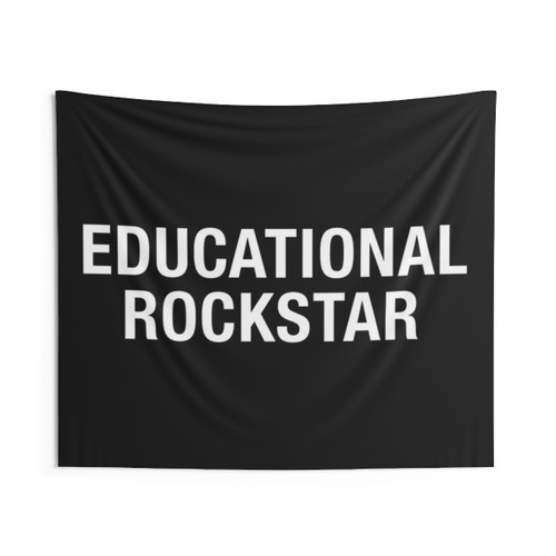 Educational Rockstar Tapestry for Classrooms and Teachers