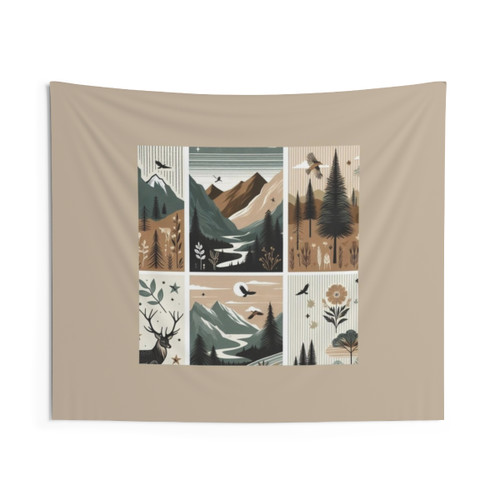 Forest Wildlife Tapestry