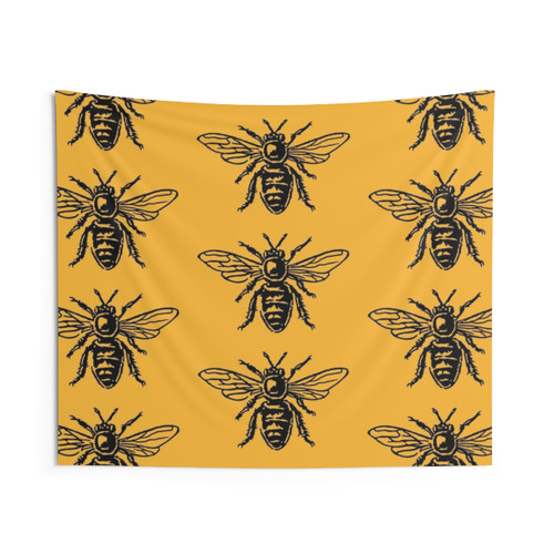 Honey Bee Tapestry Wall Decor