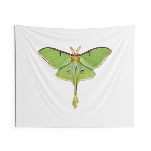 Luna Moth (Actias luna) Tapestry