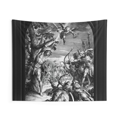 The Martyrdom of St. Sebastian Classical Art Tapestry