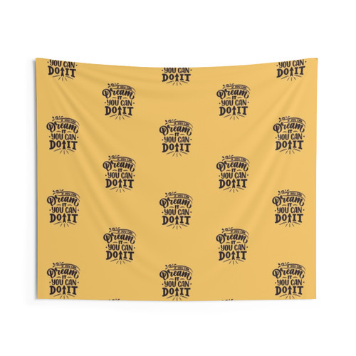 Educational Tapestry with Motivational Quote