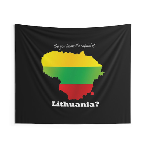 Lithuania Country Map Tapestry