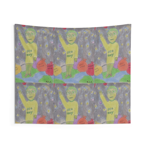 Eco Boy educational tapestry for kids and families