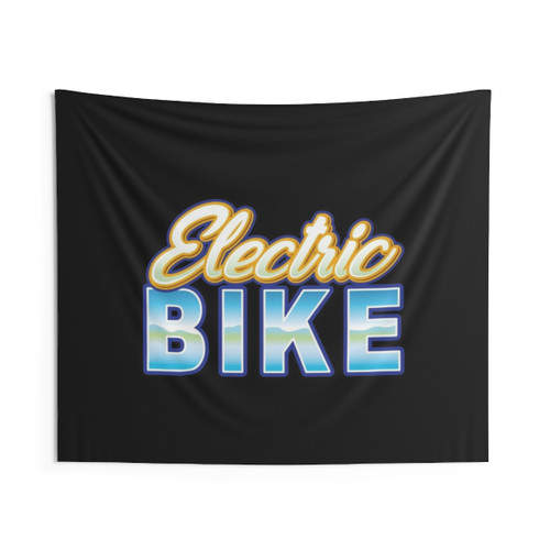Classic Electric Bike Tapestry