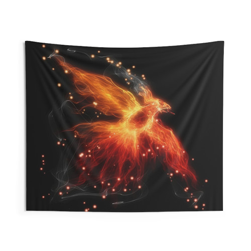 Anqa Mythical Firebird Tapestry