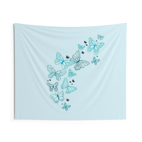 Butterfly Breeze Tapestry - Nature Wall Art