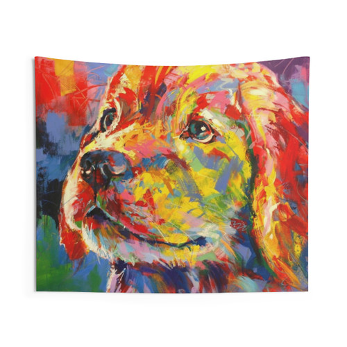 Labrador Dog Tapestry Wall Art