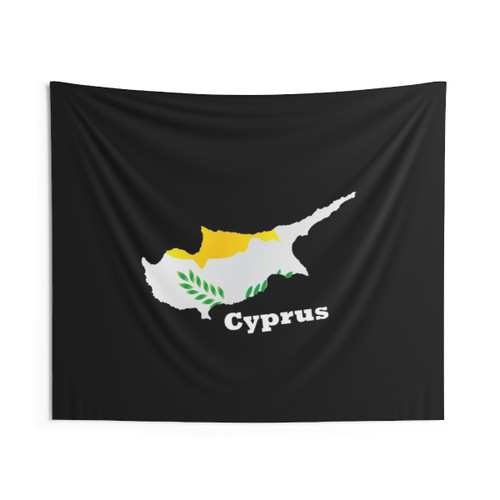 World Map Tapestry with Country Flags