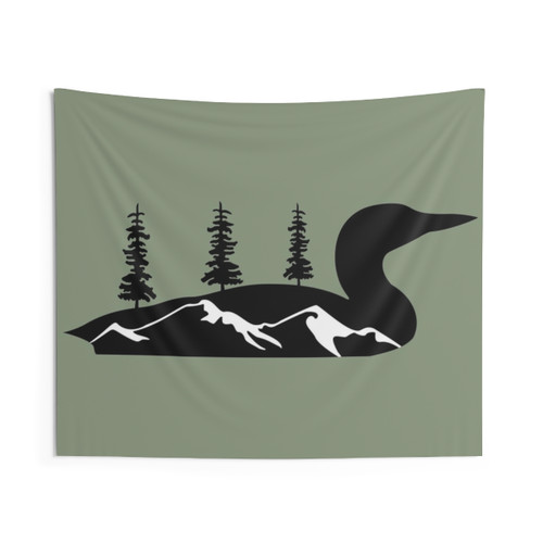 Outdoor Loon Bird Tapestry