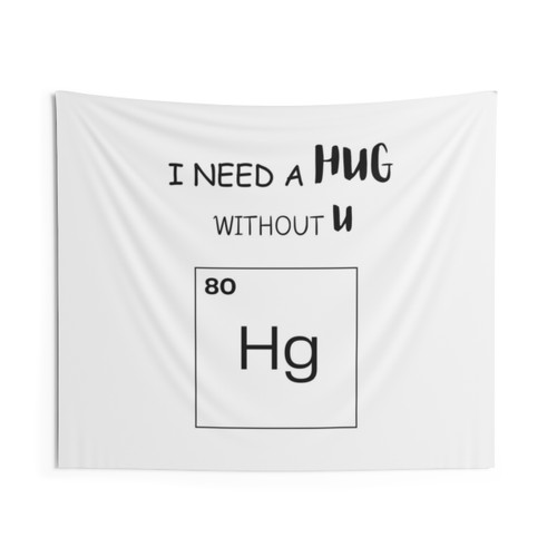 Periodic Table Wordplay Tapestry with Chemistry Humor