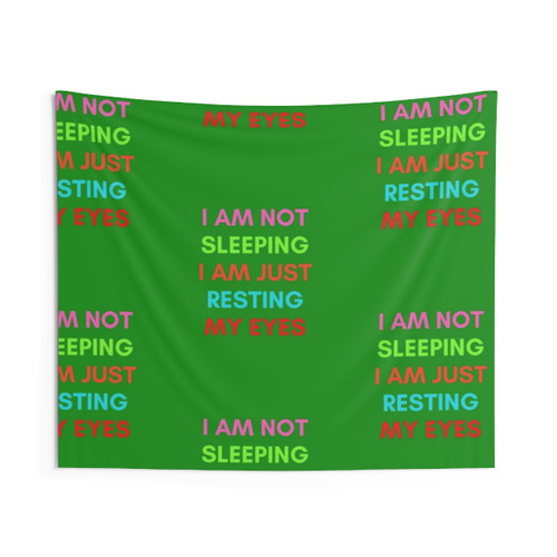 Educational Tapestry - I'm Not Sleeping, Just Resting My Eyes