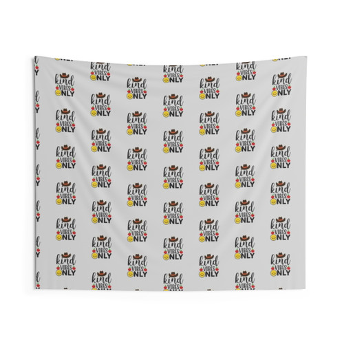 Kind Vibes Only Educational Tapestry for Teachers