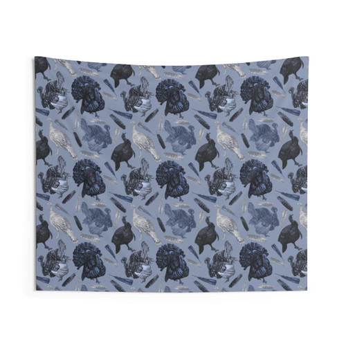 Autumn Watercolor Turkey Tapestry