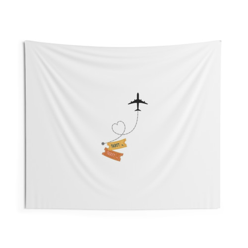 Airplane Travel Adventure Tapestry