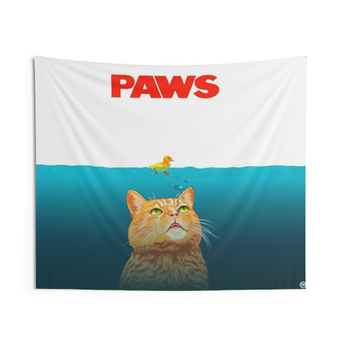 Cute Paws! Tapestry with Adorable Animal and Sea Creature Designs