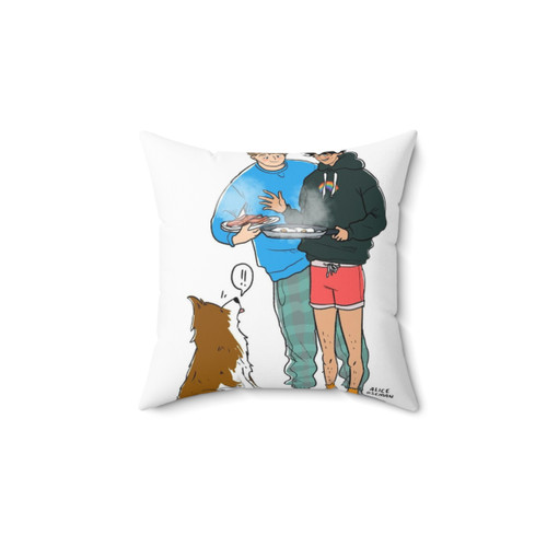 Breakfast Themed Pillow Inspired by Heartstopper