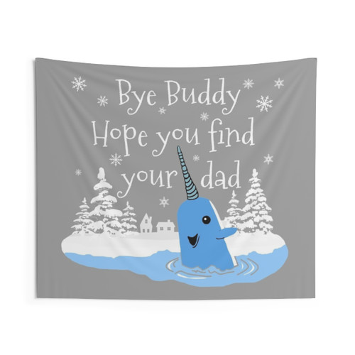 Buddy the Elf Tapestry - Funny Christmas Movie Quote Wall Hanging