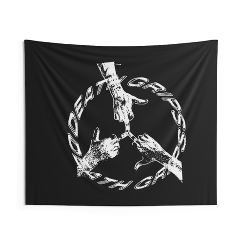 Death Grips Meme Tapestry - Flatlander Exmilitary Artwork