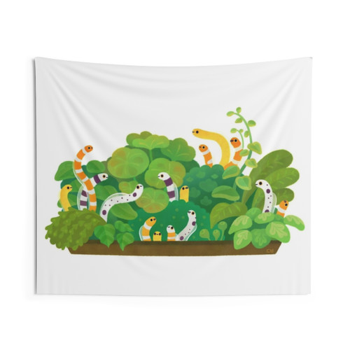 Garden Eel Tapestry Wall Hanging