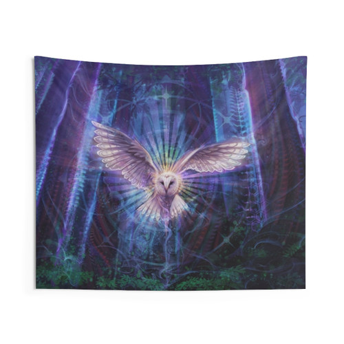 Mystical Night Owl Tapestry